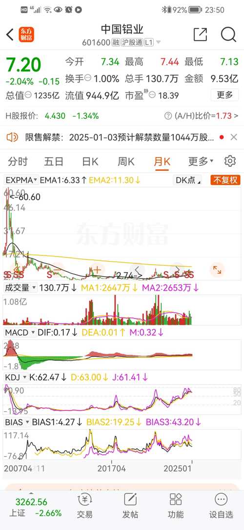 中國鋁業(yè)股票，投資前景深度解析，中國鋁業(yè)股票投資前景深度剖析