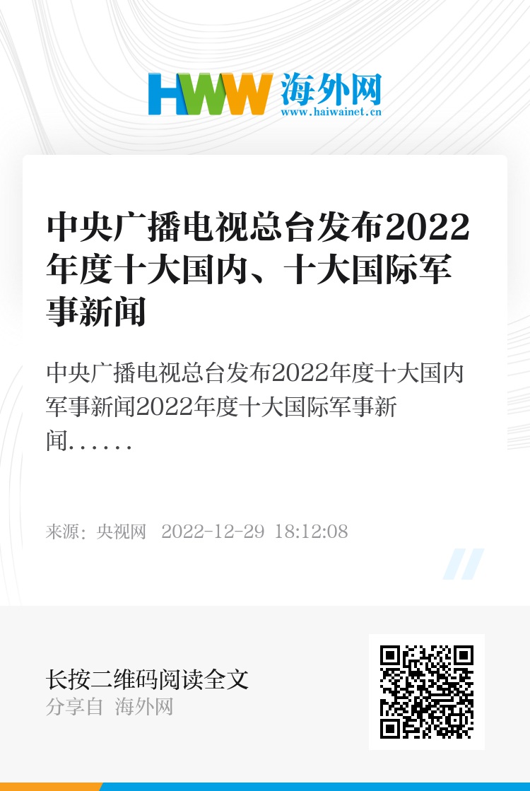 軍事新聞熱點(diǎn)事件2022年度概覽，2022年度全球軍事新聞熱點(diǎn)事件概覽