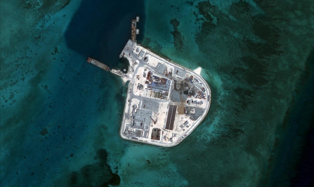 中國再次鞏固南海一島礁，彰顯主權與海洋實力，南海島礁再鞏固，中國主權與海洋實力的彰顯