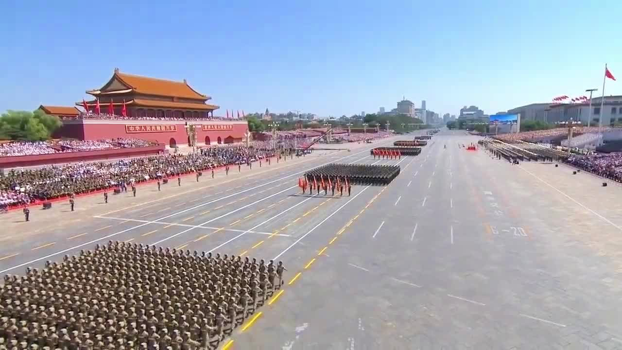 慶祝輝煌歷程，70周年閱兵儀式回放完整版，輝煌歷程回顧，70周年閱兵儀式全程回放