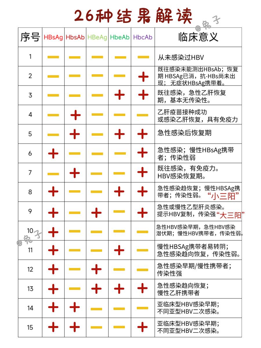 一圖看懂乙肝五項，全面解析乙肝檢測指標，一圖解析乙肝五項檢測指標，全面了解乙肝檢測內(nèi)容